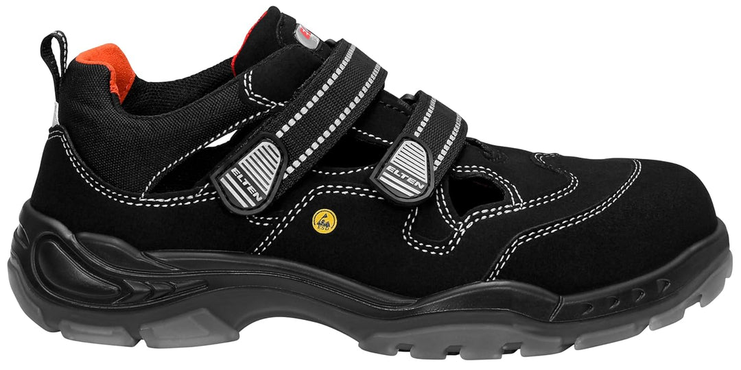 ELTEN Sicherheitsschuhe SCOTT ESD S1, Herren, Textil, Kunststoffkappe (leichter als Stahlkappe), lei