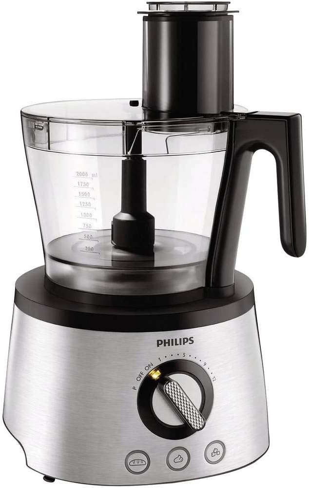 Philips Domestic Appliances HR7778/00 Küchenmaschine, Stainless Steel, 37 cm l x 56.5 cm w x 57.5 cm