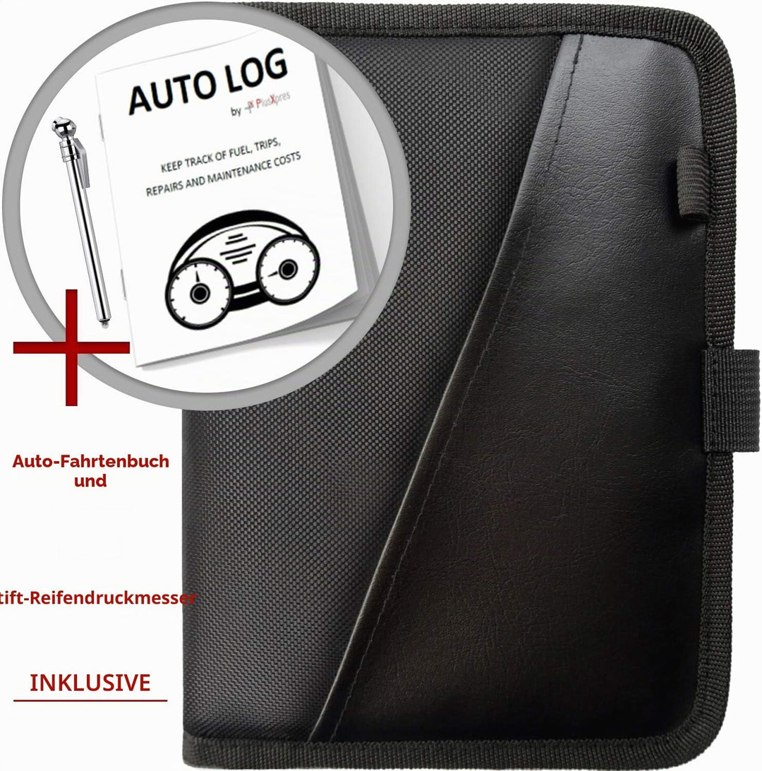 PlusXpres Handschuhfach-Organizer – Autodokumentenhalter – Manuelle Tasche – Fahrzeugaufbewahrung fü
