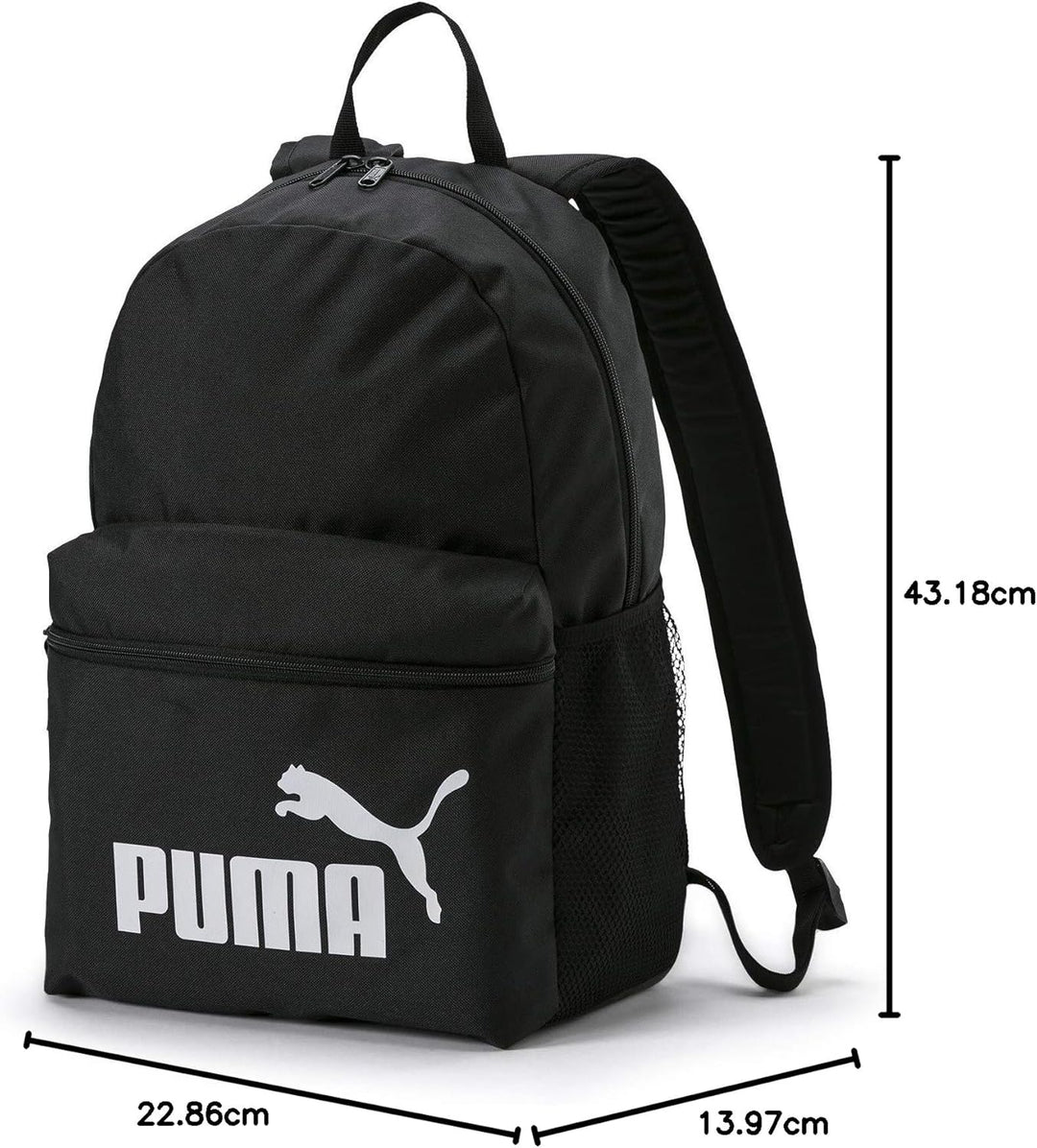 PUMA Unisex Kinder Phase Backpack Ii Rucksack (1er Pack) Einheitsgrösse Puma Black, Einheitsgrö
