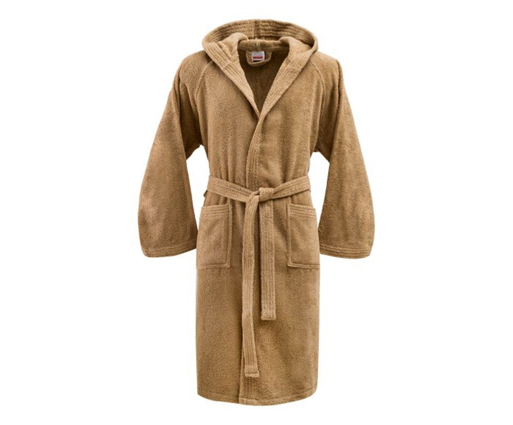 Bassetti Bademantel Saunamantel Morgenmantel Frottee Herren Damen mit Kapuze,Corda, Grösse S 100% Ba