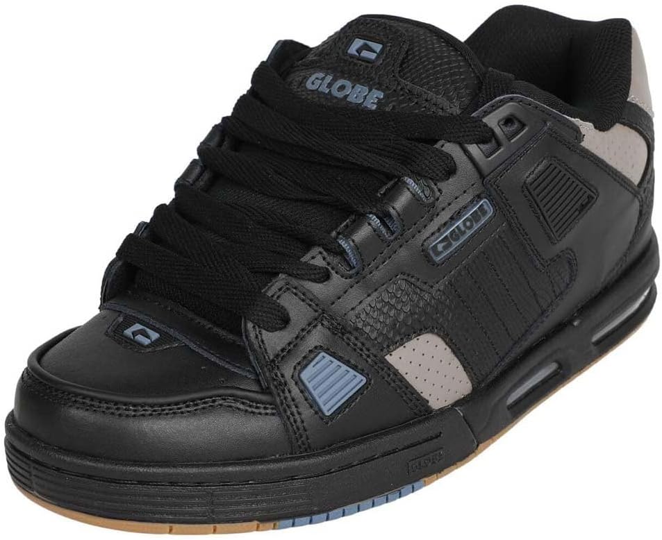 Globe Sabre GBSABR Unisex-Erwachsene Sneaker 43 EU Phantom Schwarz Stahl, 43 EU Phantom Schwarz Stah