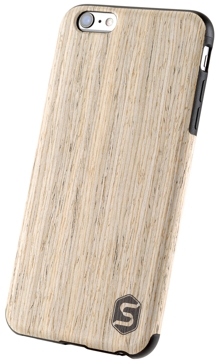 Sebastian Sturm Handyhülle Maxi | Hergestellt aus echtem Holz White Walnut in Einer TPU-Hülle | Komp
