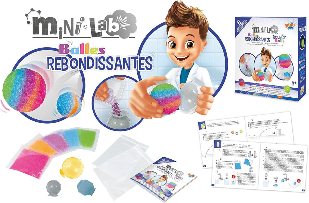 BUKI 3009 - Mini Lab Springbälle Hüpfbälle, Hüpfbälle