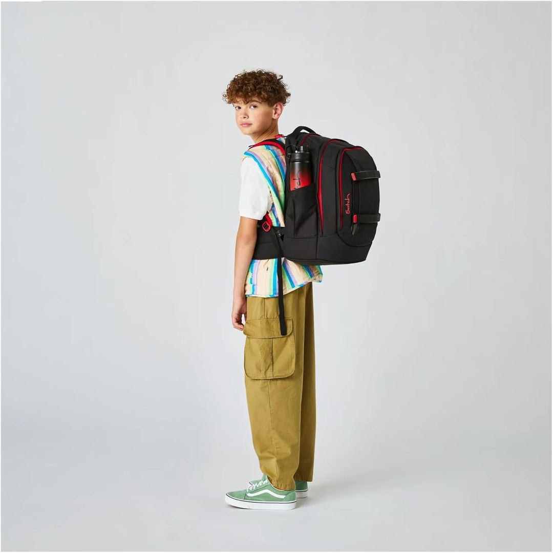 Satch Pack ab 5. Klasse ergonomisch 30L Stauraum standfest Organisationstalent Einheitsgrösse Fire P