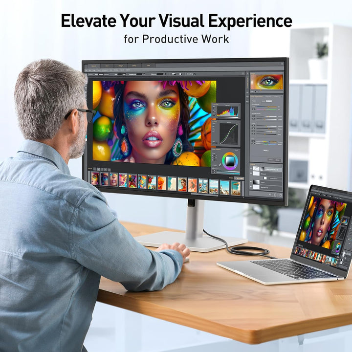 Cable Matters USB C DisplayPort Kabel 8K 60Hz (USB C auf DisplayPort Kabel, USB C zu DisplayPort 1.4