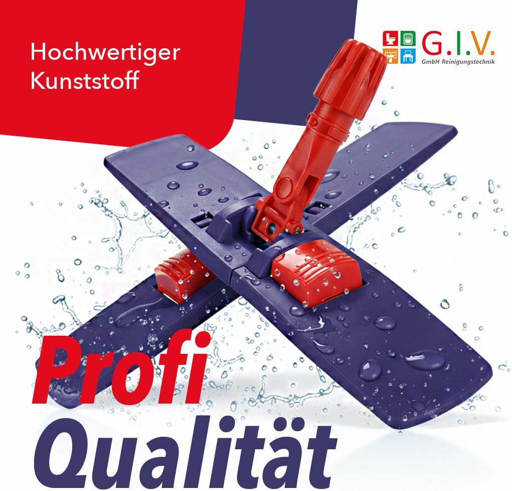 G.I.V. 3X Profi Magnet Klapphalter 40cm, dunkelblau mit Trittmechanik & Magnetverschluss - für Tasch