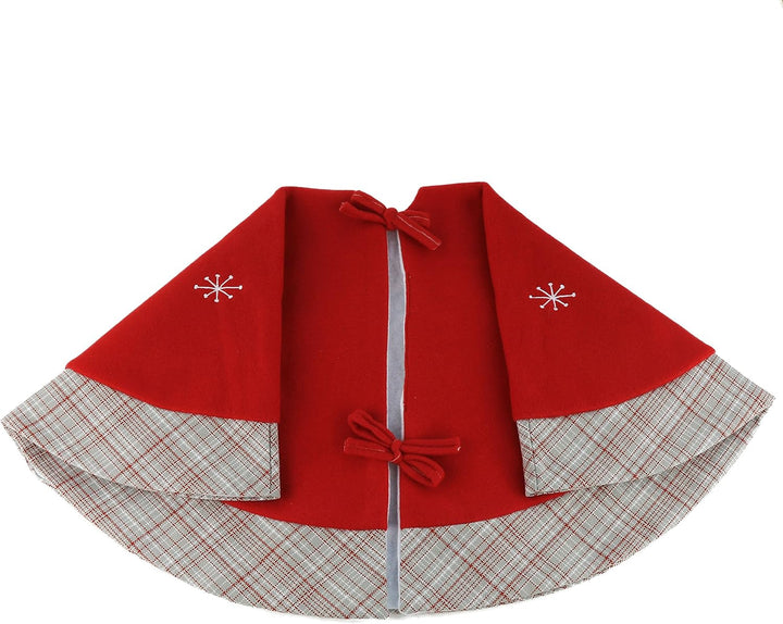 WEWILL werden Marke Luxus dicken Weihnachtsbaum Rock gestickten Schneemann mit Tartan Design Startse