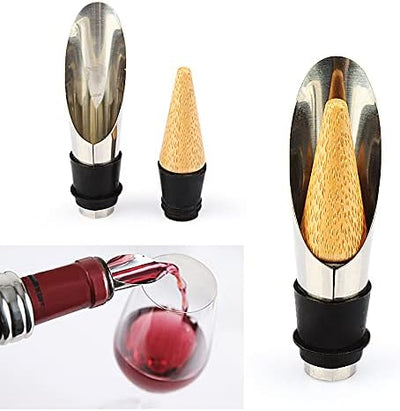 ZBPASL Fass Form Korkenzieher Set,Weinöffner,Wein Sommelier Sets mit Flaschenöffner,Weinverschlüsse,