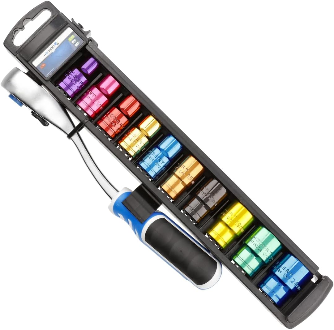 HÖGERT HT1R382 Steckschlüssel-set Mit Ratsche | Steckschlüssel Set | Steckschlüsselsatz |werkzeugsat