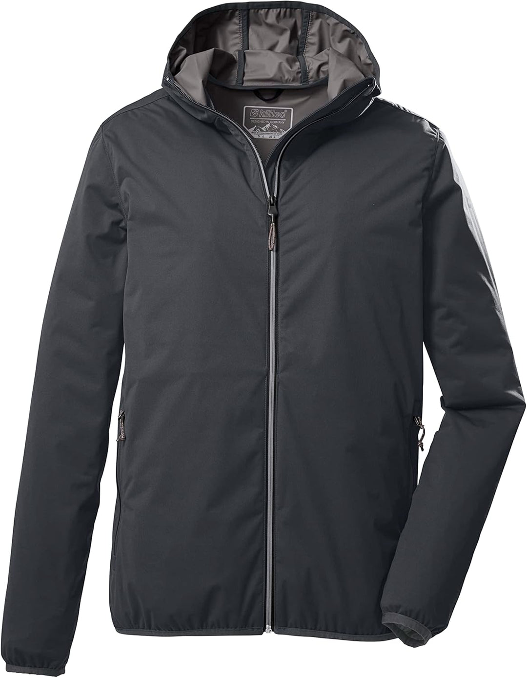 Killtec Herren Kos 60 Mn Jckt 2-Lagen Fuktionsjacke/Outdoorjacke mit Kapuze, packbar S Schwarz, S Sc