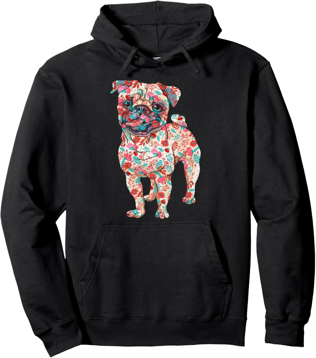 Vintage Mops Pullover Hoodie