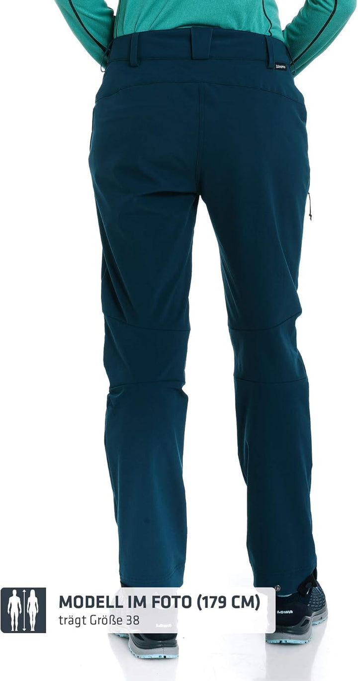 Schöffel Damen Pants Taibun L, funktionale Wanderhose, wasserabweisende und schnelltrocknende Outdoo