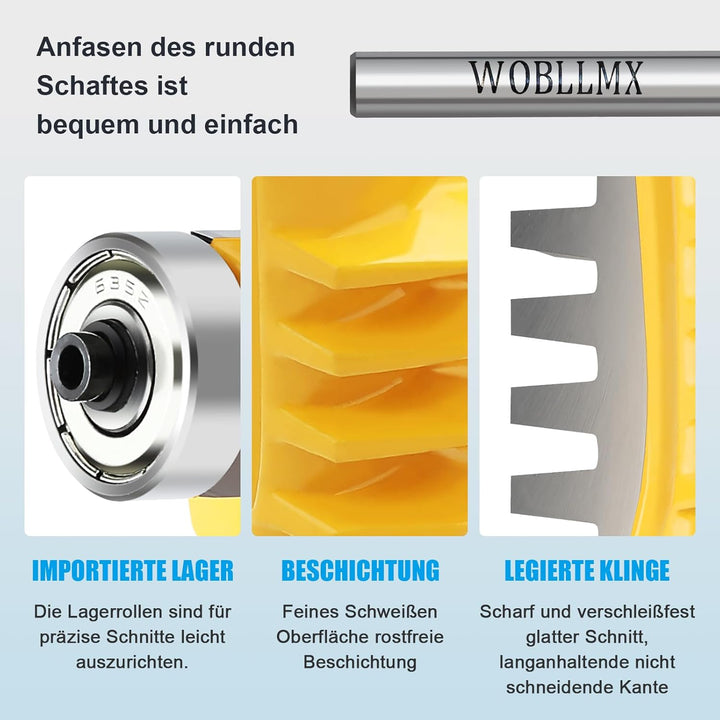 6 Schaft Finger Joint Fräser Schnurwellen Holzfräser Hartmetall Tischlerei Holz Fräsen Cutter Kleber