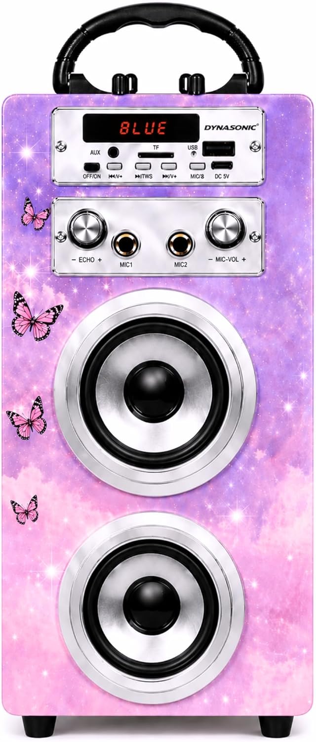 DYNASONIC (3º Generation Mikrofon Karaoke Spielzeug, ideal für originelle Geschenke für Kinder, Mädc