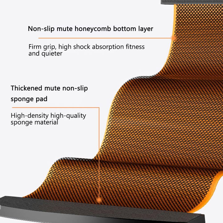 Boxwizard Slide Board mit Endstoppern Extreme Slide Board Schiebeschuhen Schuhüberzug Slimming Exerc