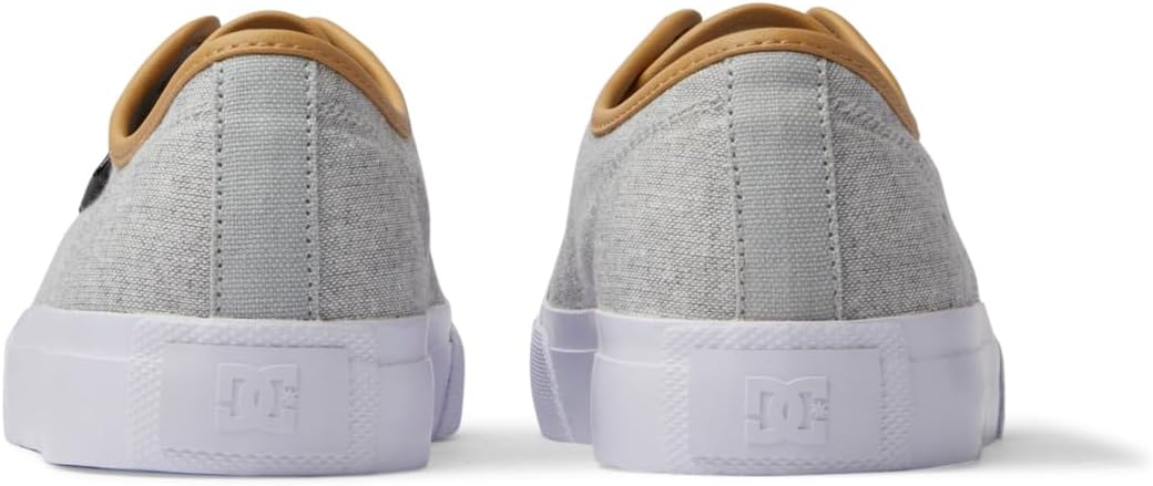 DC Shoes Herren Manual Sneaker 42.5 EU Grey Light Grey, 42.5 EU Grey Light Grey