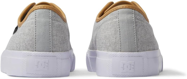 DC Shoes Herren Manual Sneaker 42.5 EU Grey Light Grey, 42.5 EU Grey Light Grey