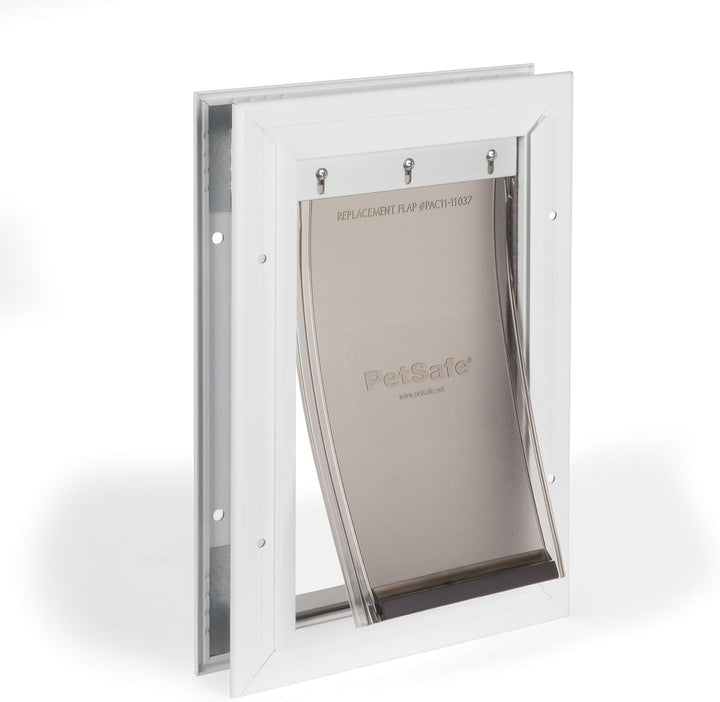 PetSafe Staywell Aluminium-Haustiertür, Mit Magnetverschluss und 2 Verschlussoptionen, Für Haustiere