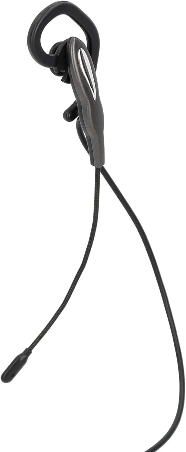 Nedis PC-Headset - Im Ohr - Mono - USB Type-A/USB Type-C - Klappbarer Mikrofon - Schwarz