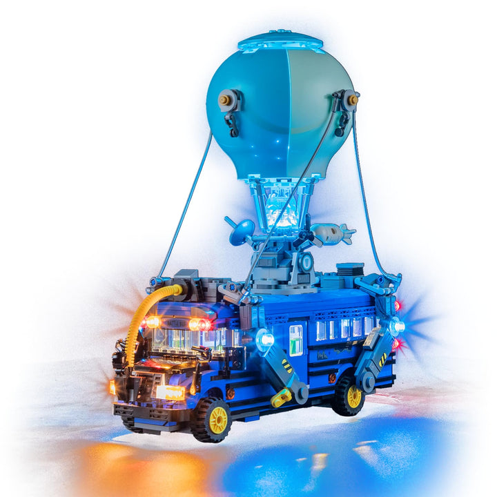 GEAMENT LED Licht-Set Kompatibel mit Lego Schlachtenbus (Battle Bus) Fortnite 77073 Bausteine Modell