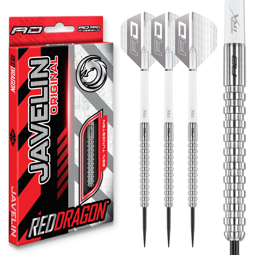 RED DRAGON Javelin Series Profi Dartpfeile Steeldarts Set mit Flights und Schäfte 26.0 Gramm, 26.0 G