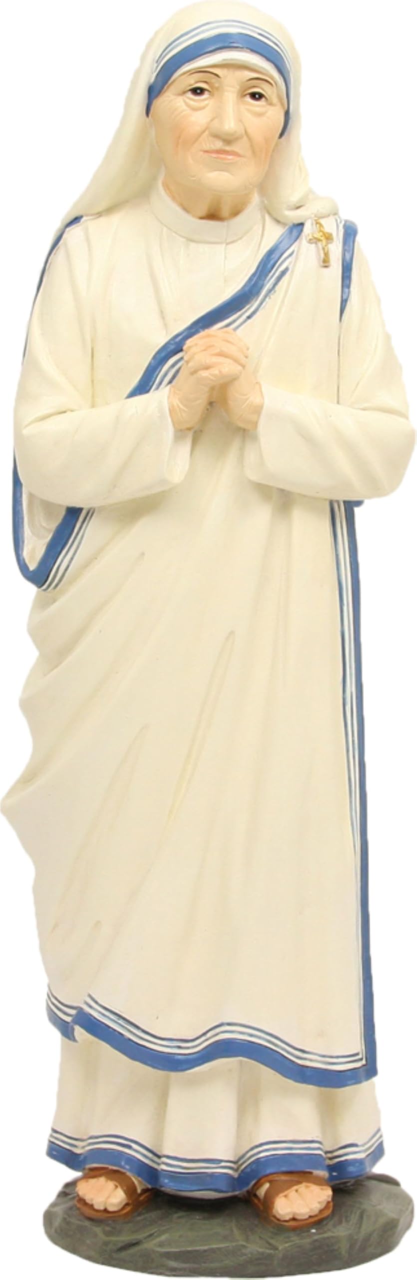 FADEDA Hlg. Mutter Teresa/Höhe:28 cm/handbemalt/detailgetreue Krippen Figuren - Weihnachten Tisch De