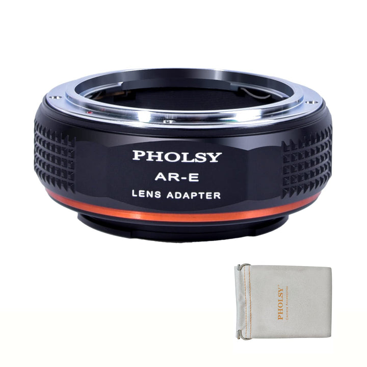 PHOLSY Objektivadapter Kompatibel mit Konica AR Objektiv auf Sony E Kameragehäuse Adapter für Sony A