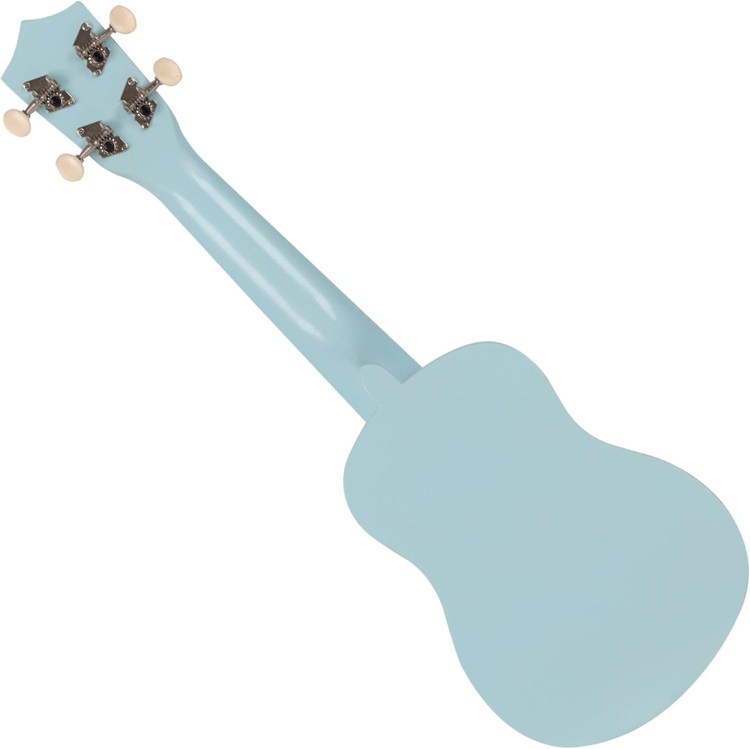 Classic Cantabile US-50 BL Sopranukulele - Ukulele mit 12 Bünden - leichtgängige Gitarrenmechanik -