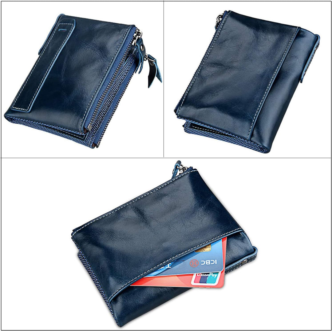 FANDARE Geldbörse mit RFID Schutz Herren Brieftasche Damen Geldklammer Kreditkartenetui Geldbeutel K