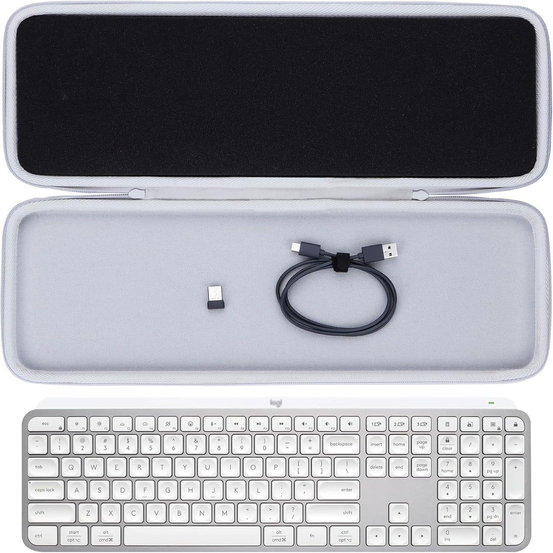 Lebakort Hart Reise Schutz Hülle Etui Tasche für Logitech MX Keys S/MX Keys Illuminated/MX Keys S Pl