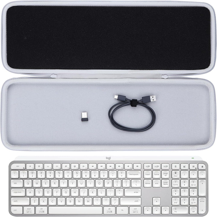 Lebakort Hart Reise Schutz Hülle Etui Tasche für Logitech MX Keys S/MX Keys Illuminated/MX Keys S Pl
