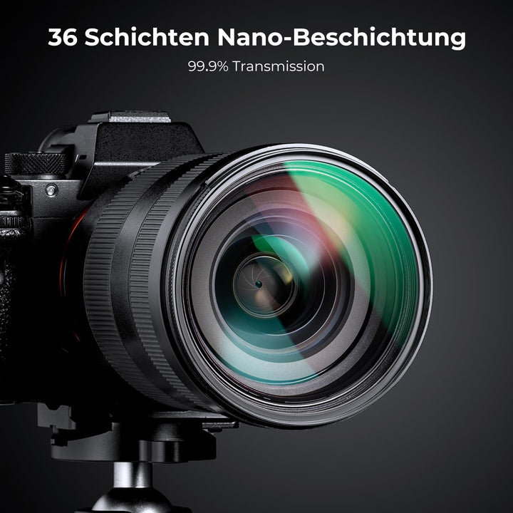 K&F Concept Nano-X PRO Serie UV-Filter 46mm, Slim Flaggschiff-MCUV Filter Schutzfilter, 46mm