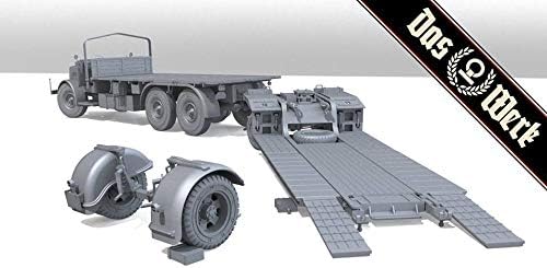 DAS WERK DW35003 1/35 Faun Fahrzeuge L900 incl. SdAnh 115, Mehrfarbig