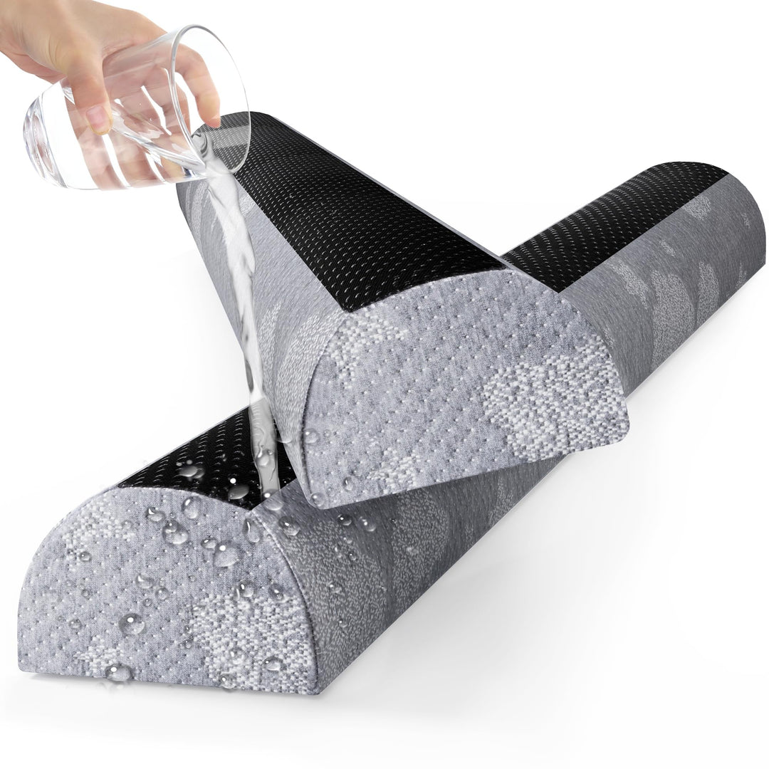 Kohentact Baby Bettgitter Rausfallschutz 2stk aus Foam mit rutschfesten Pads - Wasserdichter waschba