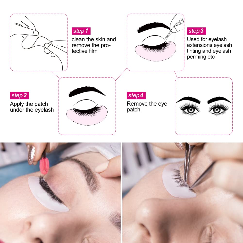 Lunamoon 150Paar Augenpads für Wimpernverlängerung Wimpern Pads Wimpernverlängerung Pad Wimpernlifti