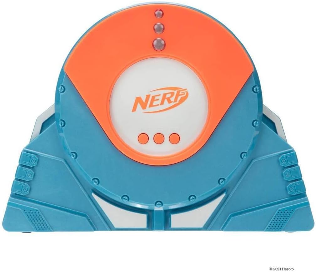 NERF NER0289 - Skeet Wurfscheiben Launcher, Zielscheibe mit Sound und Display, Spielzeug ab 8 Jahren