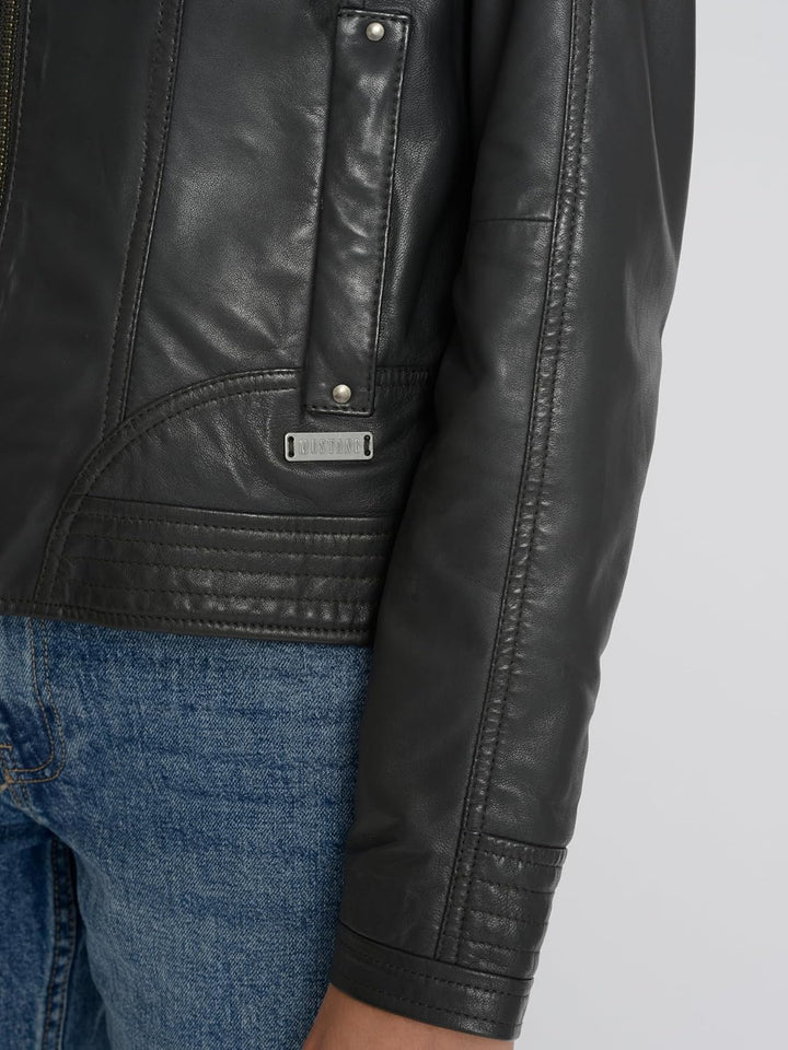 MUSTANG Damen Lederjacke 31017270 M anthra, M anthra
