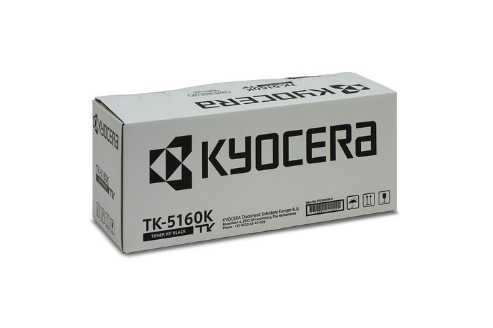 Kyocera TK-5160K Toner Schwarz. Original Toner-Kartusche 1T02NT0NL0. Kompatibel für ECOSYS P7040CDN,