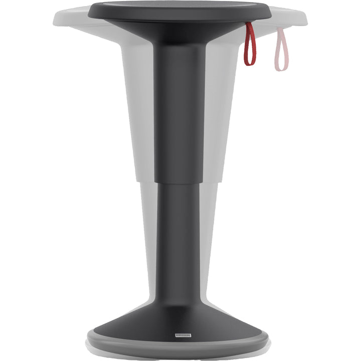 INTERSTUHL Hocker UPis1 100U Blauer Engel Nr. 10362472, schwarz, Schwarz