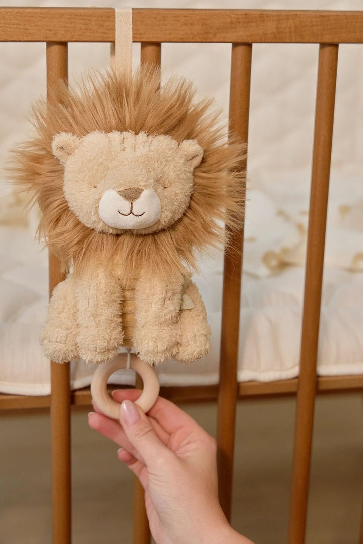 Little Dutch Spieluhr - Einschlafhilfe - Aufzieh-Spieluhr - Löwe - für Babys ab der Geburt - Safari