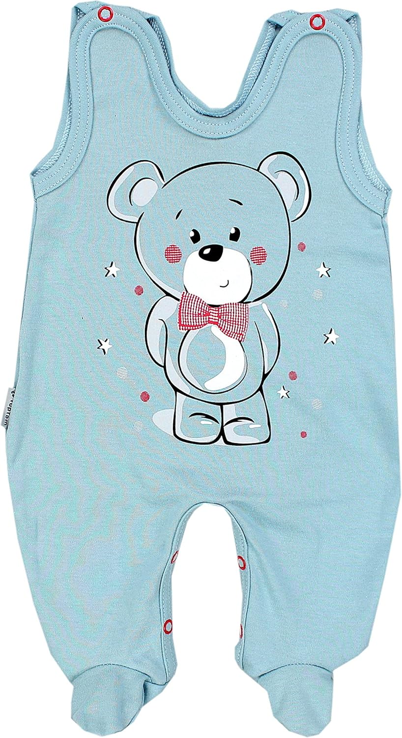 TupTam Baby Unisex Strampler mit Aufdruck Spruch 5er Pack 50 Junge, 50 Junge