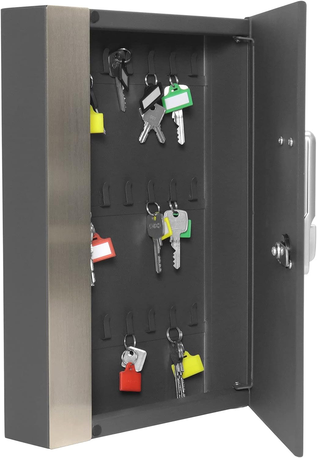 Rottner Schlüsselschrank Key Home 24 Elektronikschloss anthrazit, Klein