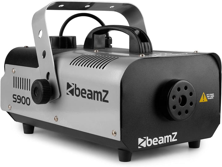 BeamZ S900 Nebelmaschine 900 Watt, Fogger, Party Rauchmaschine, Fog Machine, Kabelfernbedienung, 2,5