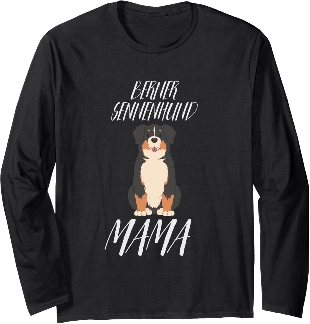 Berner Sennenhund Mum Lustiges Berner Sennenhund Mama Langarmshirt