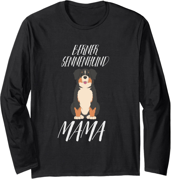 Berner Sennenhund Mum Lustiges Berner Sennenhund Mama Langarmshirt