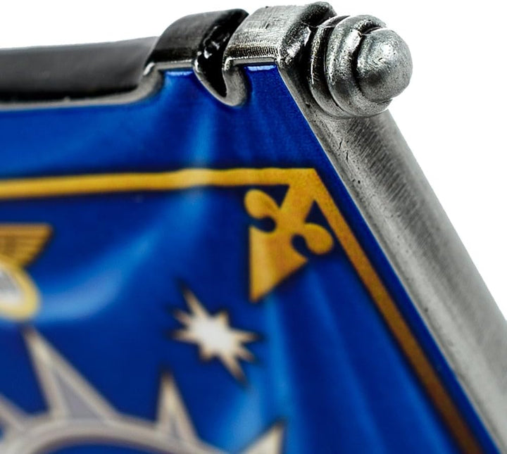 Warhammer 40000 Ultramarines Metall-Banner - Kapitel-Wappen Standfahne - Schreibtisch Regal Dekorati