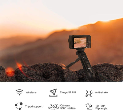 AODELAN Kamera Handgriff, Mini Griffstativ mit Fernauslöser für Canon EOS R RP R5 R6 90D M50 SL2 Pow