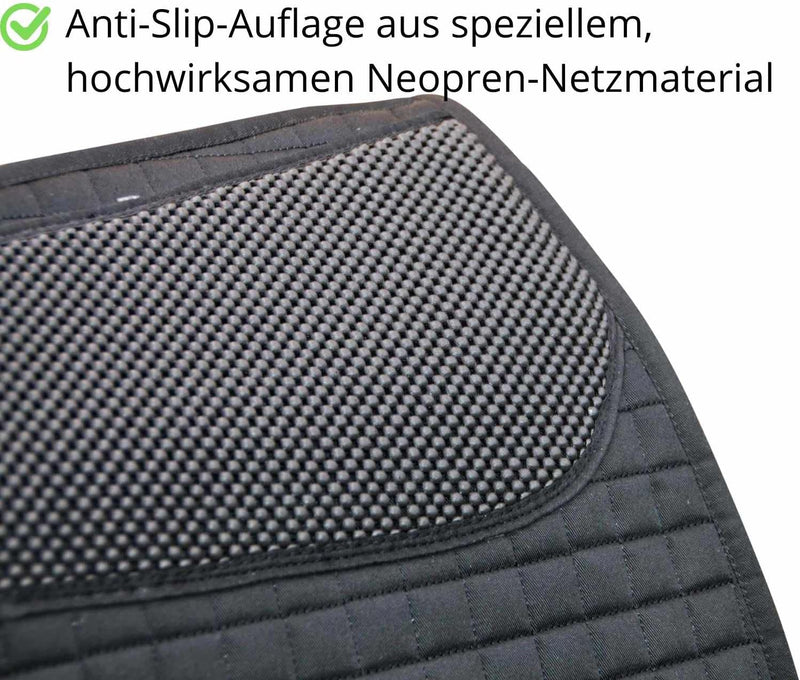 AMKA Anti-Rutsch Schabracke Anti-Slip Sattelunterlage mit integrierter Anti-Rutsch Auflage Dressur