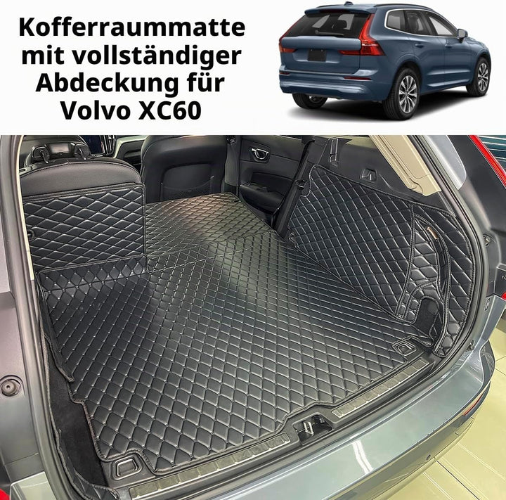 Kofferraumwanne kompatibel mit Volvo XC-60 (XC60) 2017-2025 Kofferraummatte Kofferraum schutzmatte